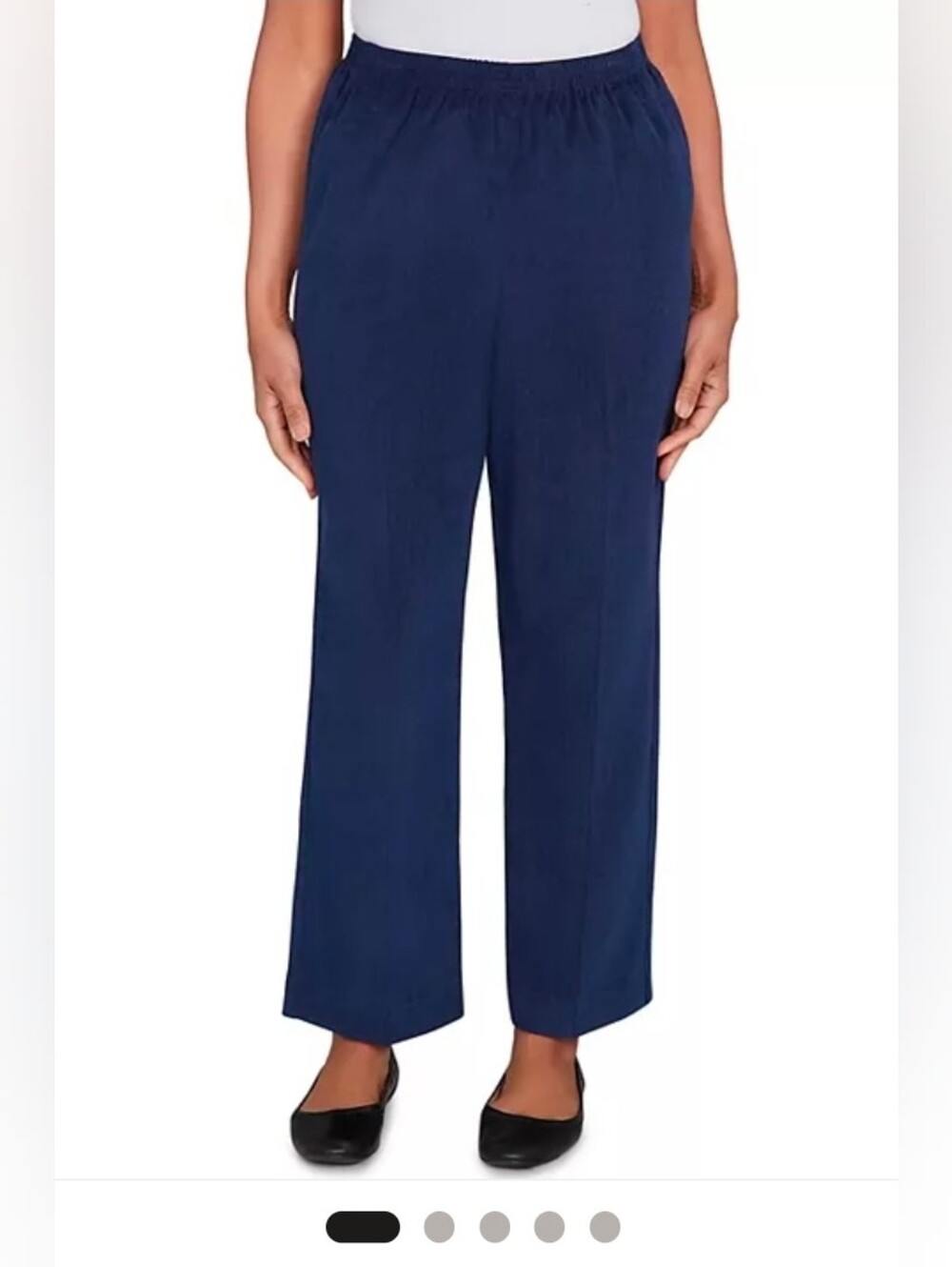 Women's Alfred Dunner Corduroy Elastic Waist Pants-16P